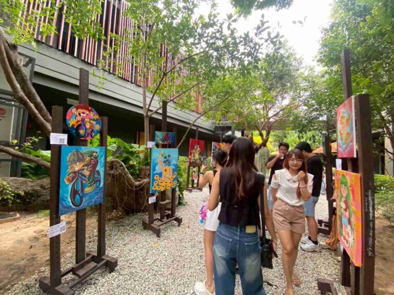 สาขาวิชาจิตรกรรมสร้างสรรค์ ร่วมกิจกรรม Gears & Gestures กาแฟและงานศิลปะ (Koff & Craft) 2025