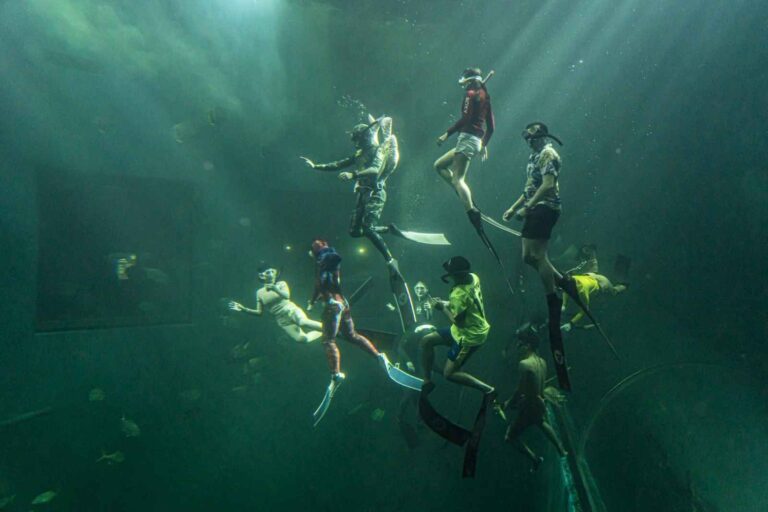 “ลมหายใจใต้สีคราม” แรงบันดาลใจจากท้องทะเล สู่งานออกแบบนิเทศศิลป์