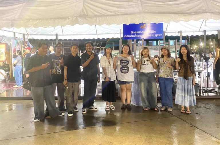 คณะศิลปกรรมศาสตร์ ร่วมแสดงศักยภาพในงาน “ดนตรี กวี ศิลป์ 2568” ณ แหลมแท่น จ.ชลบุรี