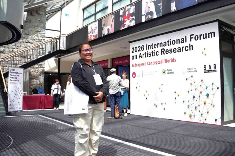 บุคลากรคณะศิลปกรรมศาสตร์ ได้เข้าร่วมนำเสนอผลงานวิจัยเชิงสร้างสรรค์ ณ University of Galway สาธารณรัฐไอร์แลนด์