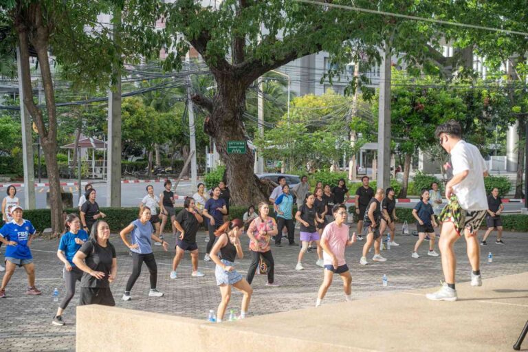คณะศิลปกรรมศาสตร์ ใส่ใจสุขภาพชวนออกกำลังกายสร้างพลังบวก ครั้งที่ 2 ภายใต้โครงการ FAAA Healthy Movement