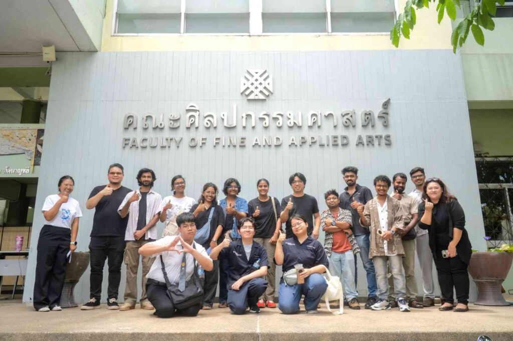 คณะศิลปกรรมศาสตร์ ยินดีต้อนรับนิสิตแลกเปลี่ยนจำนวน 10 คน จาก Kala Bhavana, Visva-Bharati University ประเทศอินเดีย สานต่อเครือข่ายศิลปะนานาชาติผ่านโครงการ FAA Global Connect