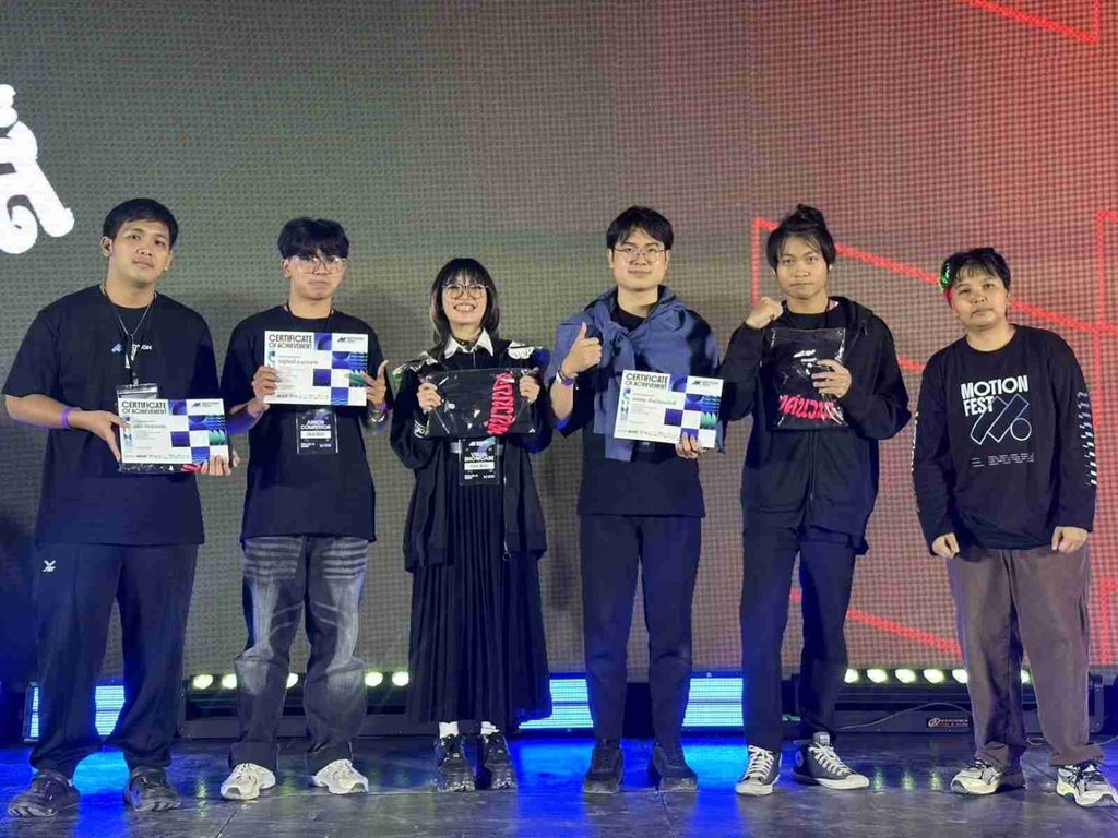 นิสิตสาขานิเทศศิลป์ ได้รับรางวัลจากการประกวด Junior Motion Battle ด้วยผลงานด้าน Motion Design ในงาน MOTION FEST 2026