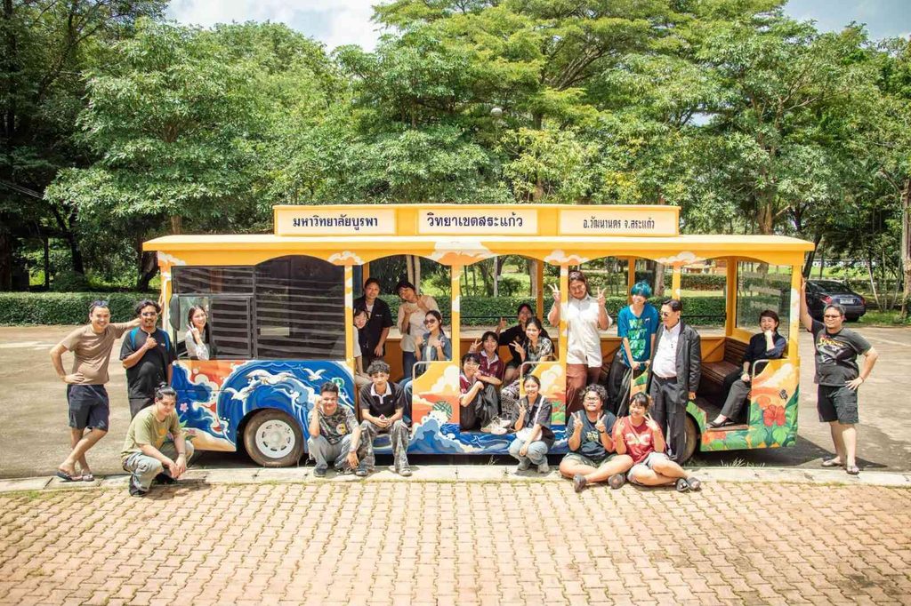 บางแสน X สระแก้ว “Art on Yellow Wheels” เมื่อศิลปะออกเดินทาง!