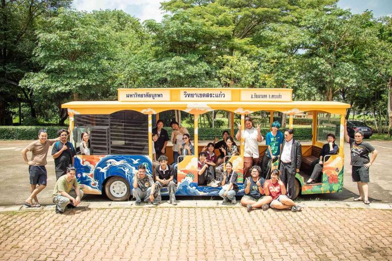 บางแสน X สระแก้ว “Art on Yellow Wheels” เมื่อศิลปะออกเดินทาง!